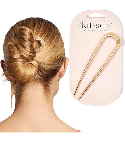 Amazon.com : U Shaped Gold Hair Pins for Buns, 100 PCS 2.8