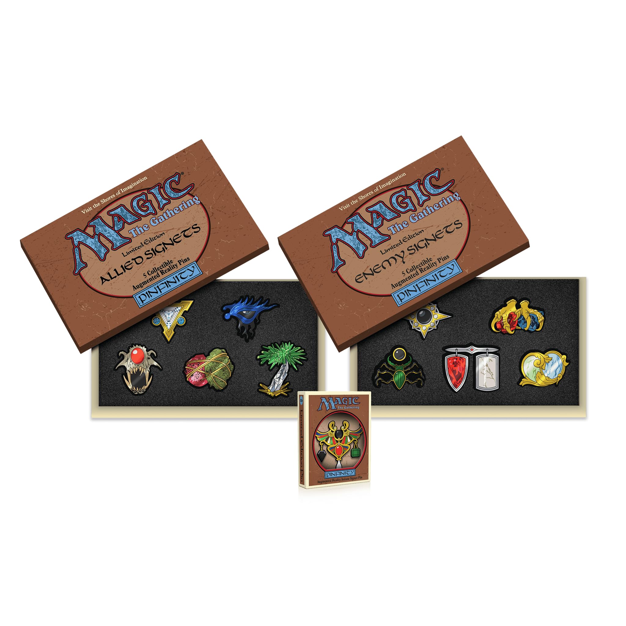Pinfinity Magic: The Gathering Limited Edition Allied & Enemy Signet Set Double Pack