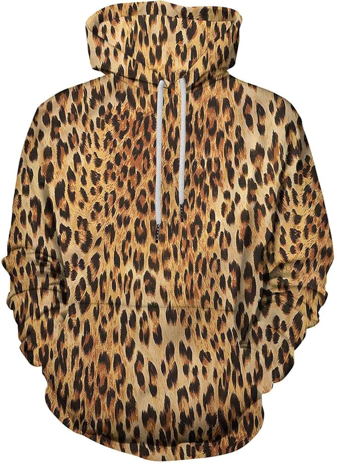 Animal Print Hoodie Hooded Sweatshirt Wild Nature Inspired Amazon.ca