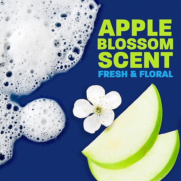 DAWN ANTIBACTERIAL 50% LESS SCRUBBING APPLE BLOSSOM SCENT, 22 FL OZ