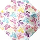 WSZYNDF Small Compact Travel Automatic Folding Umbrella for Women, Portable Lightweight, Rain, Wind, UV Sun Shade
