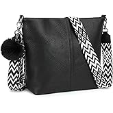 TANTOMI Crossbody Bags for Women Trendy Vegan Leather Purses and Hobo Handbags Shoulder Bags With Adjustable Strap