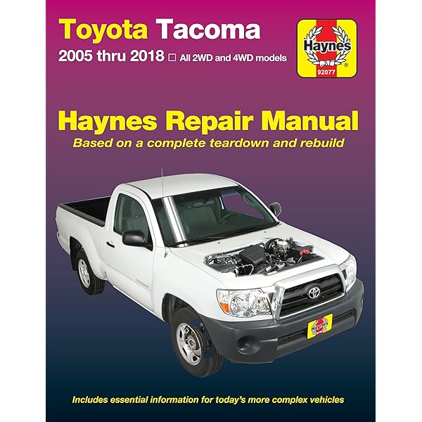 Toyota Tundra 2007 thru 2019 and Sequoia 2008 thru 2019 Haynes