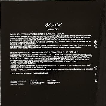 Kenneth Cole Black Set de Agua de Colonia + Gel de Ducha - 150 ml