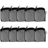 AQUANEAT 10pcs Aquarium Filter Media Bags, Fish Tank Fine Mesh Bags, 3&rdquo;x4&rdquo;/3&rdquo;x8&rdquo;/5.5&rdquo;x8&rdquo; with Plastic Zipper for Activated Carbon (3&rdquo; x 4&rdquo;)