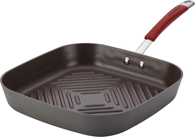 Rachael Ray Cucina Hard Anodized Nonstick Square Griddle Pan