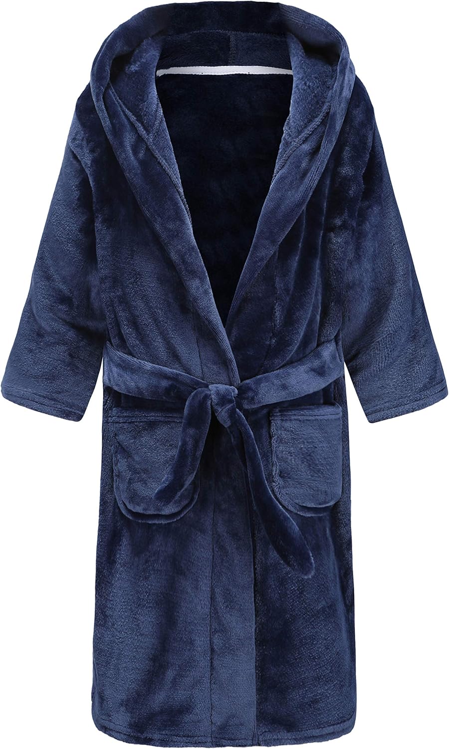 Kids Ultra-Soft Flannel Hooded Bathrobes for Boys and Girls: Clothing