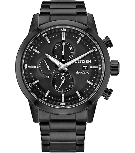 Amazon.com: Citizen Men's Eco-Drive Sport Casual Watch, Black