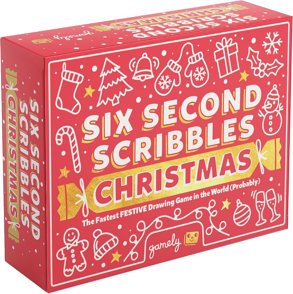 Gamely Six Second Scribbles Christmas: Festive Drawing Game