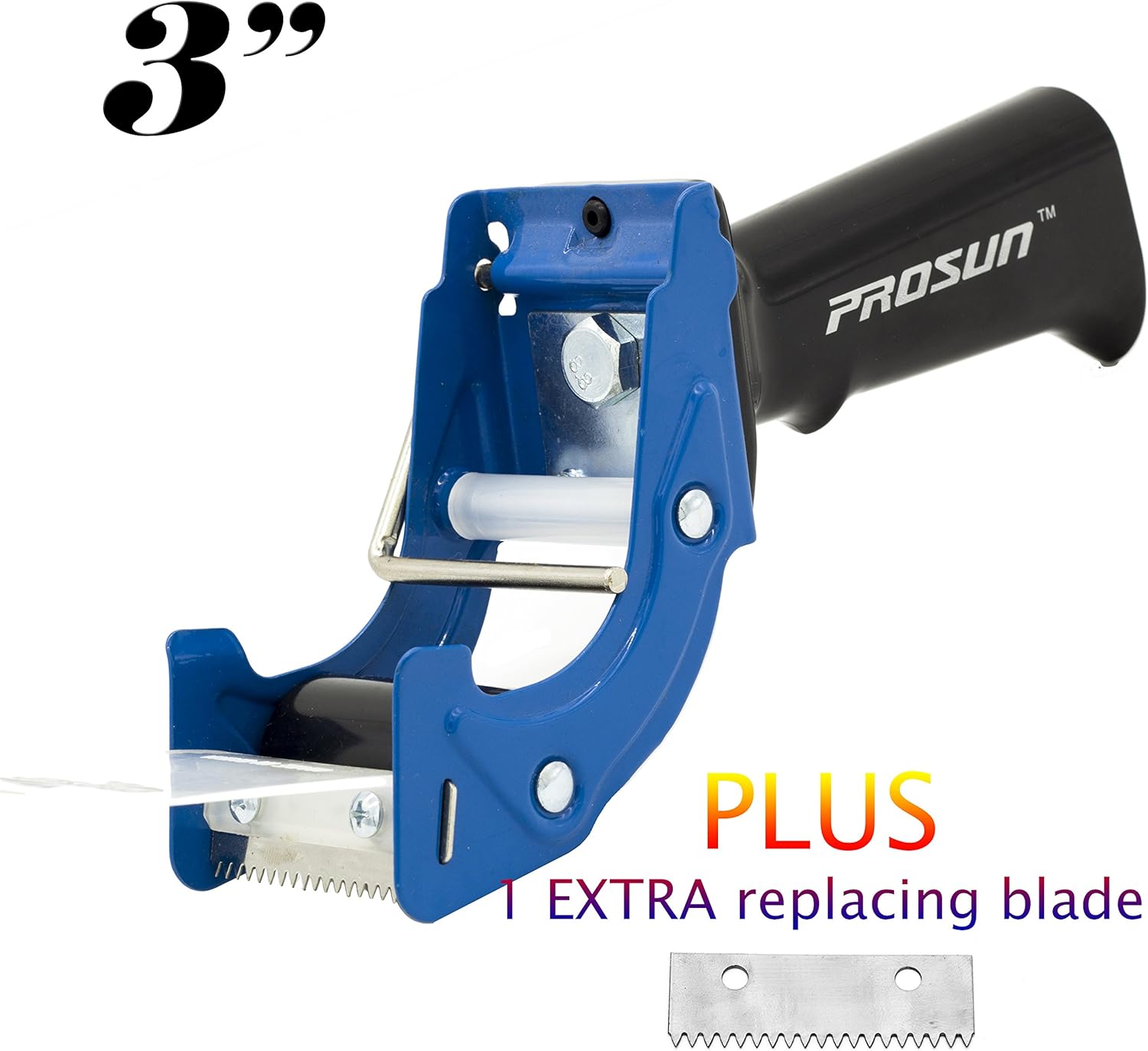 LDS Industry Pistola Per Nastro Adesivo - 2 Pezzi Con Lama Extra - Foto 4