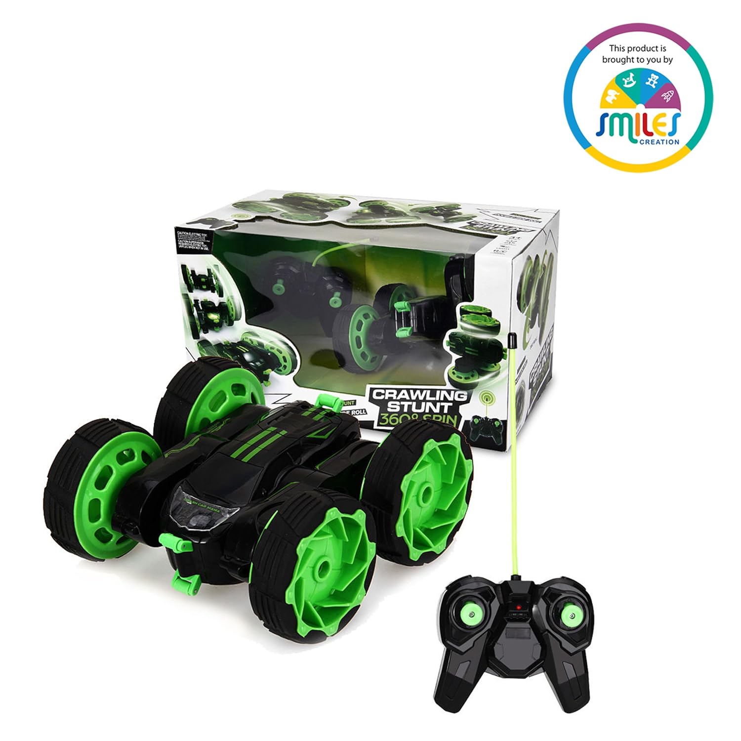 Spin Double Side Roll RC Stunt Car with 