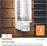 National Lighting Motion Outdoor Bulkhead Light PIR IP44 White LED E27 view 4