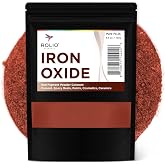 Rolio - Iron Oxide Powder Color Pigment Bag - Red, 100g | Red Iron Oxide Powder for Epoxy Resin, Soap Making, Cosmetics, Cement, Paint, Plaster, Tile, and DIY Crafts