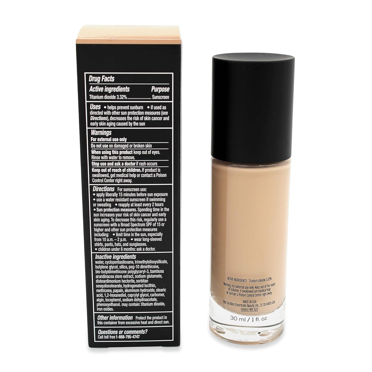 experience barepro liquid foundation kit