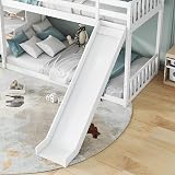 BTM Children's Bunk Bed Frame 3FT with Ladder & Slide, Storage Steps view 9