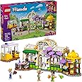 LEGO Friends Plant Café & Flower Shop Pretend Play Building Toy - Playset with 4 Minidolls and Cat Toy for Creative Storytell