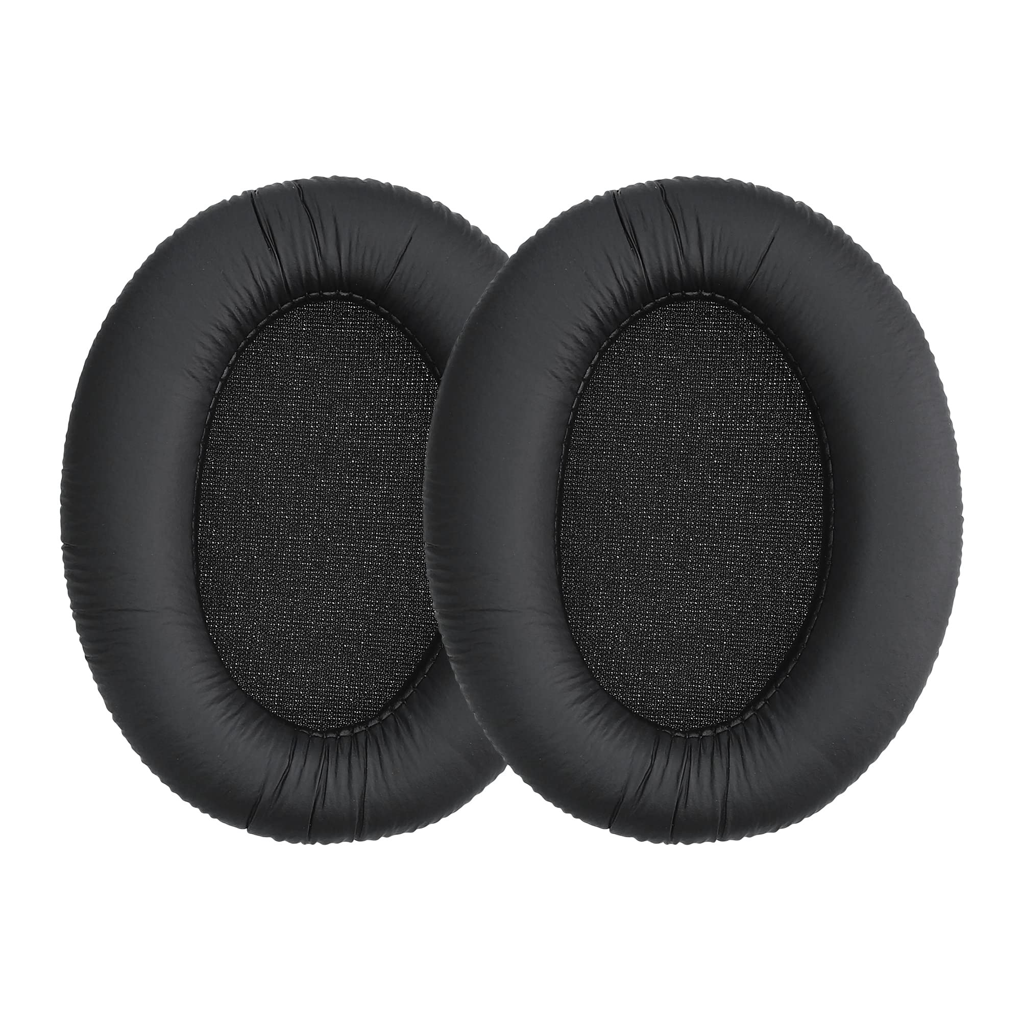 kwmobile 2x Headphone EarpPads for Sennheiser HD201 / HD206 / HD180 / HD200 Pro Replacement Ear Pads - Headphone Ear Covers - Black