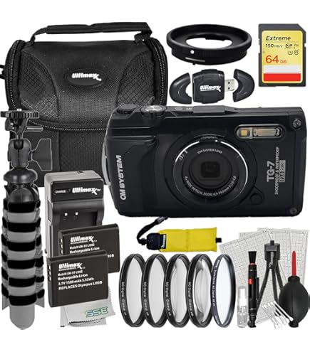 OLYMPUS - TG-6 Black【ぴょんす】 Olympus Tough TG-6 Compact Digital Camera - Black, Shoot