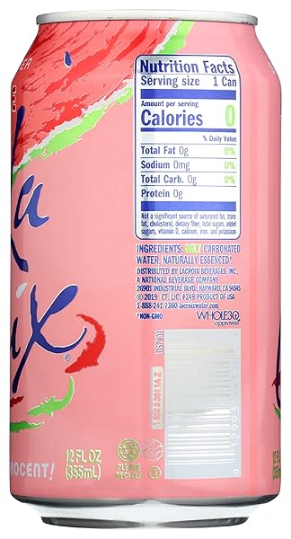 LACROIX NAV40110 SPARKLING WATER, PASTEQUE, 12 OZ.