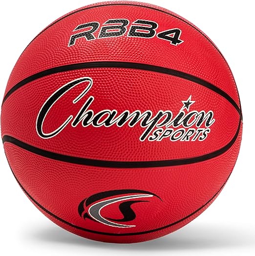 Champion Sports Pro Heavy Duty Rubber Basketball, Size 6, Basketballs Amazon Canada