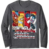 Transformers 1984 Vintage Autobots Panels Long Sleeve T-Shirt
