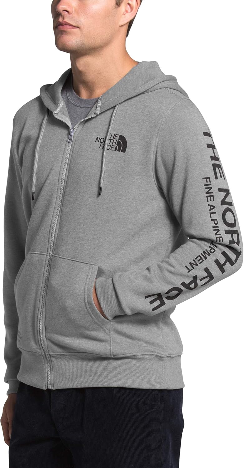 the north face mens zip hoodie