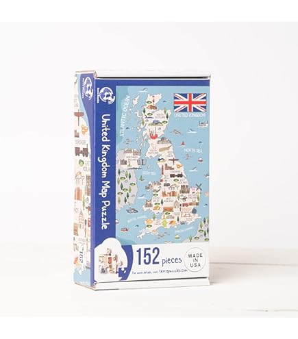 Amazon.com: British Isles County Map 1000 Piece Jigsaw Puzzle