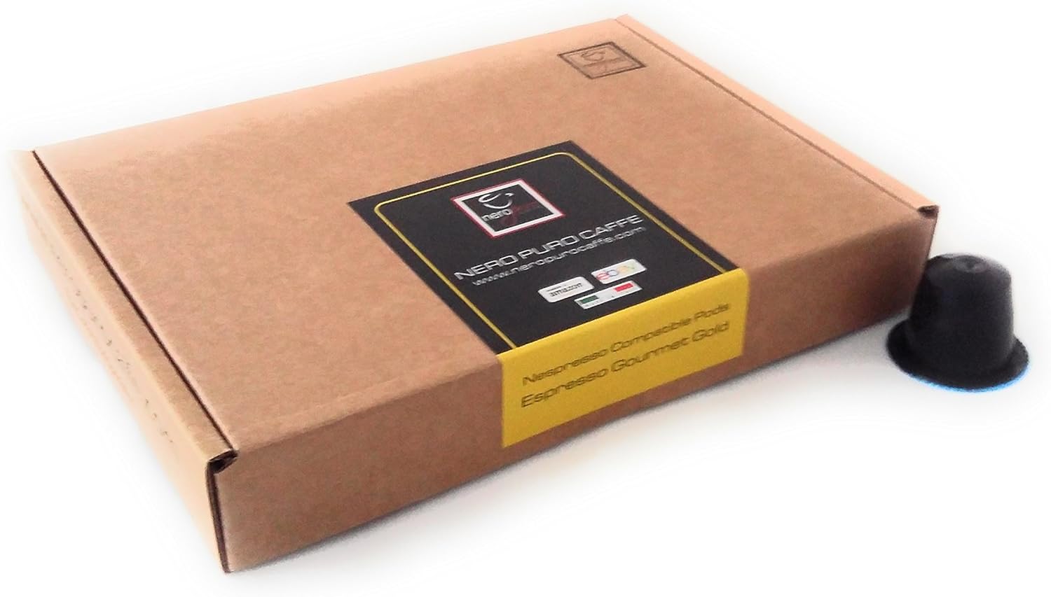 Nero Puro Caffe 32 Nespresso Compatible Pods, Gourmet Gold Blend
