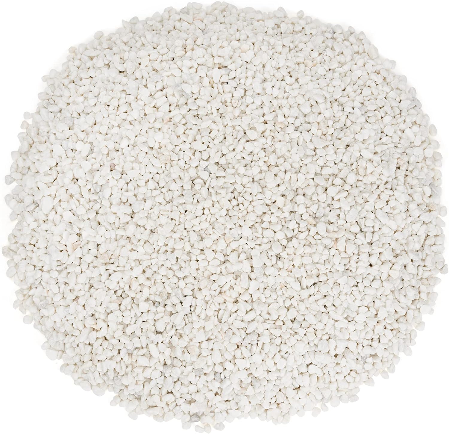 Hardscaping Materials - Mr. Fireglass Natural Decorative White Bean Pebbles, 1/5