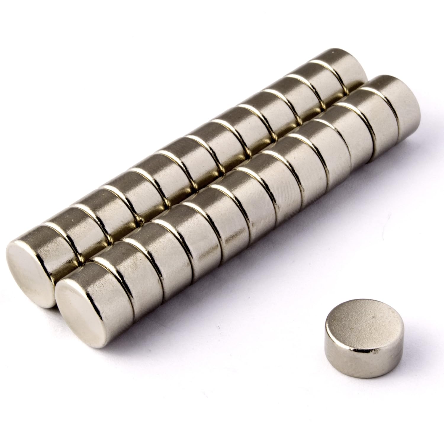 POWER STORE Strong Neodymium 25 of 10mm x 5mm N50 Super