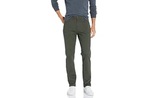 Amazon Essentials Men's Chinos, Athletic Fit, Work Pants, 5-Pocket, Comfort Stretch