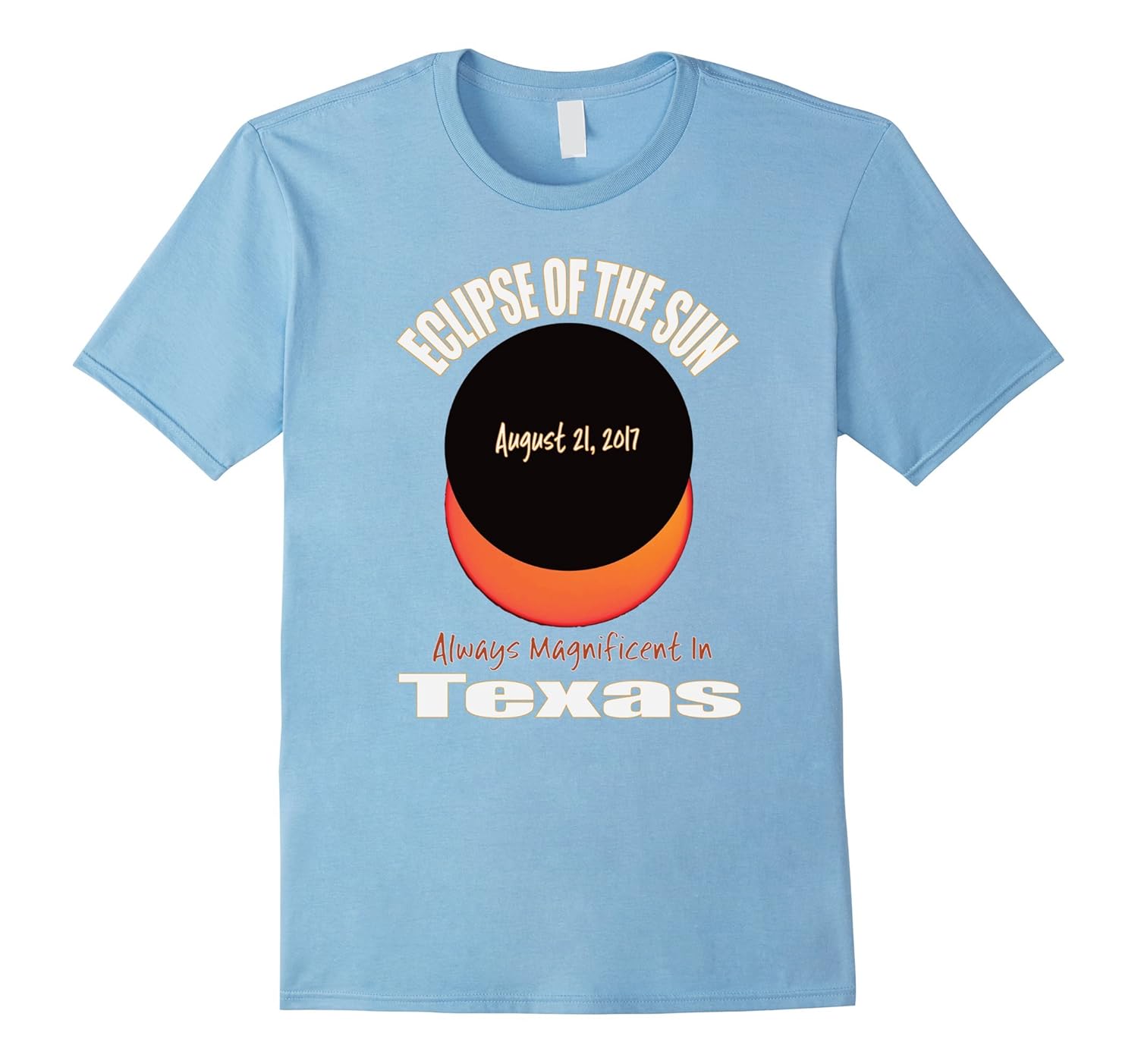 2017 Eclipse Texas TX Souvenir T ShirtCL Colamaga