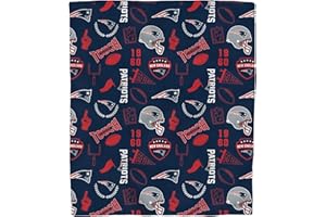 Pegasus Home Fashions New England Patriots 50'' x 60'' Collage Icons Polar Fleece Blanket