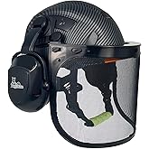 SAFEBUILDER CR99 Forestry Safety Helmet Class C Hard Hats 3 In1 Chainsaw Arborist Helmet with Mesh Face Shield Ear Muffs Hearing Protection ANSI Z89.1