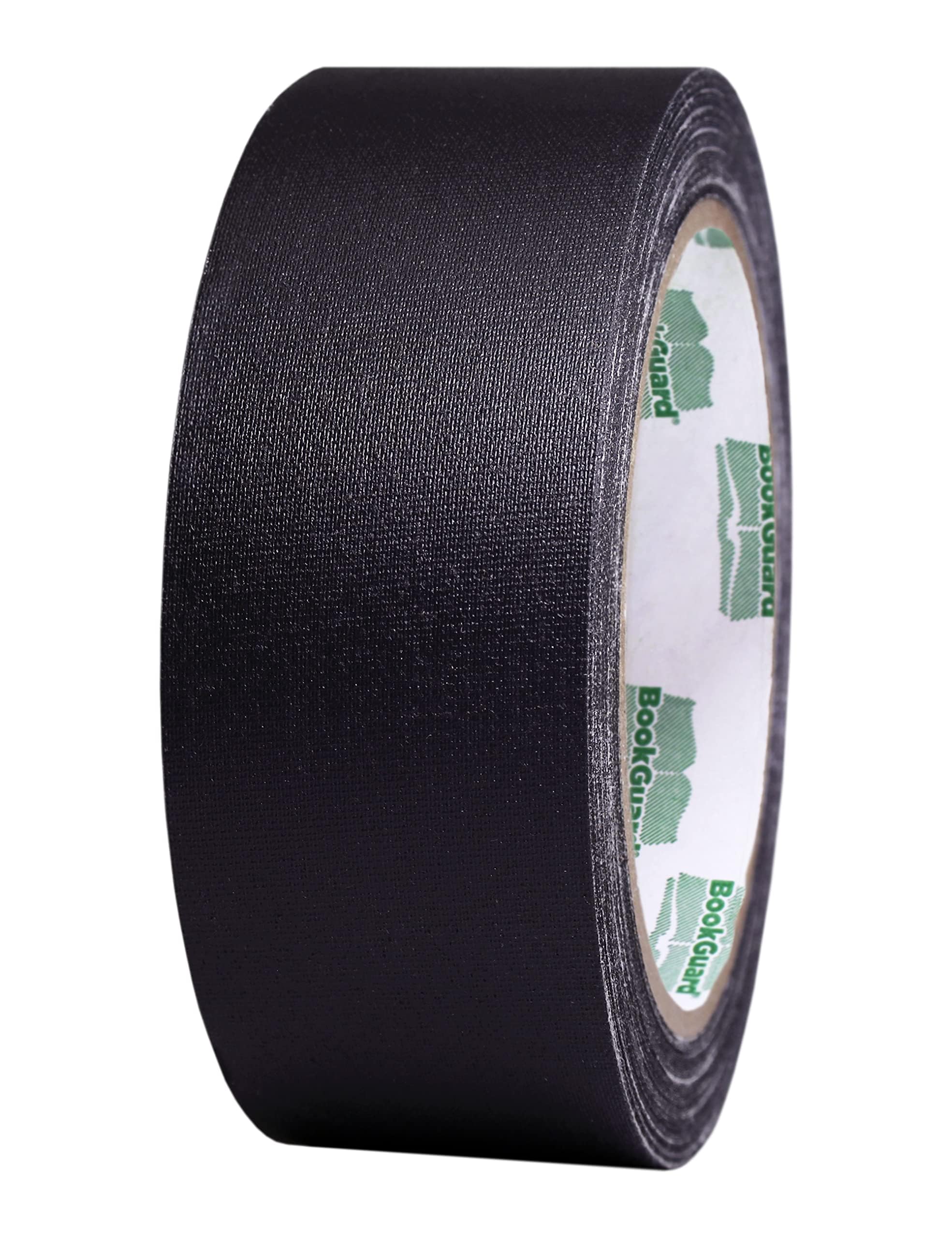 Bookguard™ 1-1/2" | 3.8 cm Black coloured Premium-Cloth Book Binding Repair Tape: 15 yd | 13.7 m. Roll