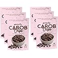 Missy J's Organic Carob Chips 8 Ounce 6 Pack, Made with Coconut Sugar, Vegan, Gluten and Caffeine Free, Healthy Substitute for Chocolate, Perfect for Snacks and Treats