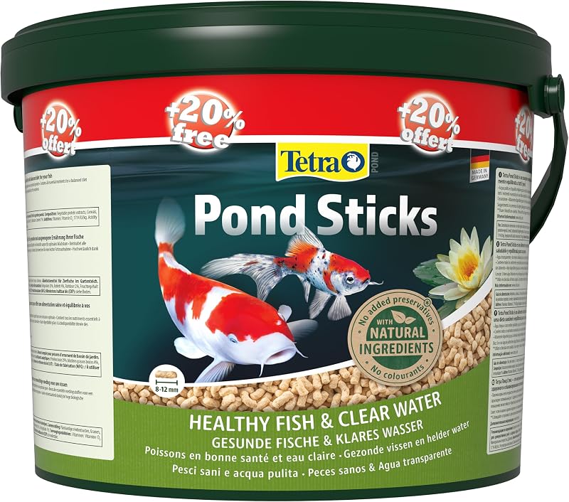 Tetra Pond Sticks Complete 10l Plus 2l Free Brand Tetra Pond Fish Food