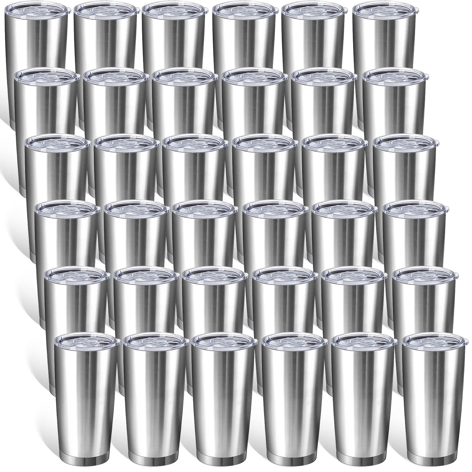 Sieral 36 Packs Stainless Steel Tumbler Bulk with