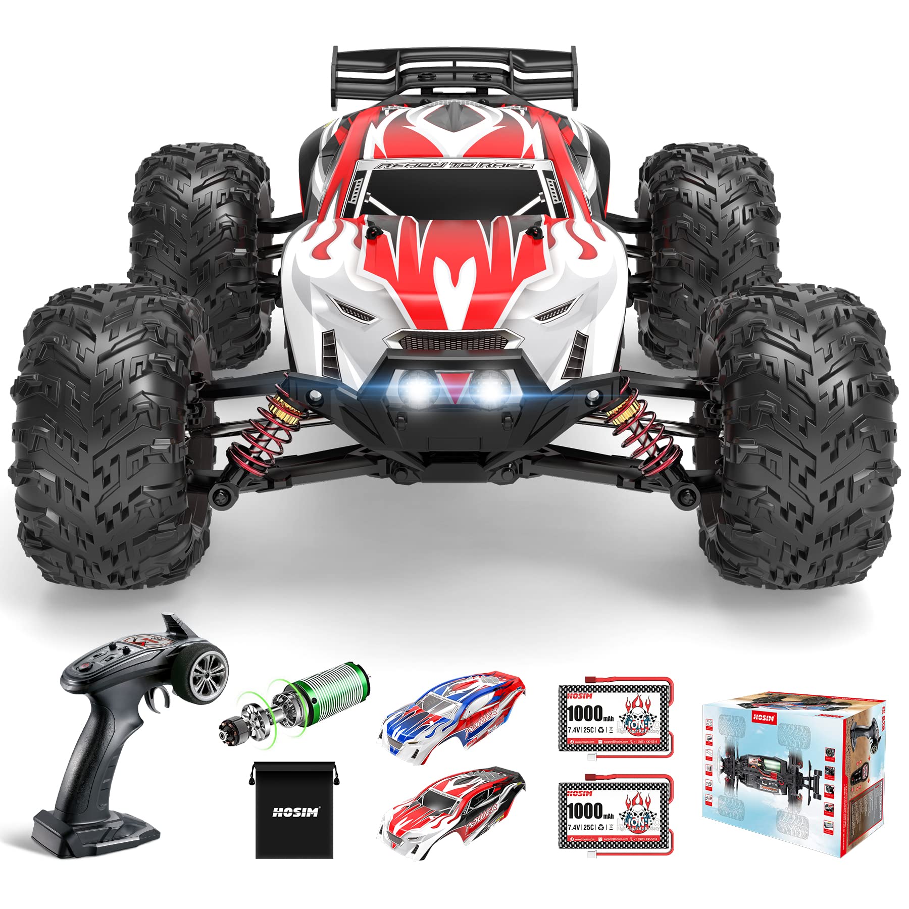 Image 8 of HOSIM X16 4WD High-Speed Remote Control Monster Truck