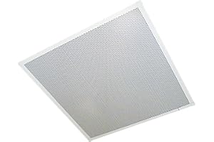 Valcom V-9028 One Way Amplified Dual Input Lay In Ceiling Speaker with Backbox, 2-Feet x 2-Feet