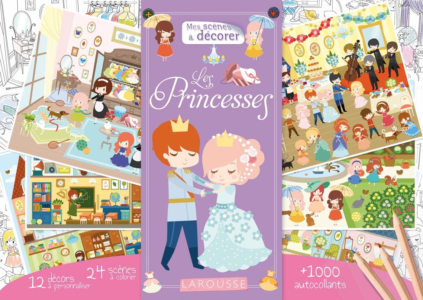 Les Princesses Mes Scenes A Decorer French Edition Tong Charlene Amazon Com Books
