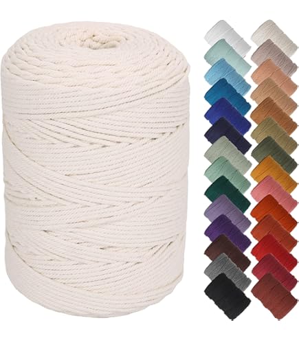 2 Pack Bonnie Macramé Cord - 6mm - 100 Yard Lengths