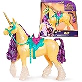 Unicorn Academy, Leaf with 2 Riding Accessories, 11”, Compatible with Ava, Dolls & Unicorn Toys for Girls Ages 4 and up