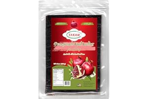 Takam Lavashak Pomegranate Fruit Leather Authentic Persian Style Sour and Salty Fruit Layer 6 OZ - 168g