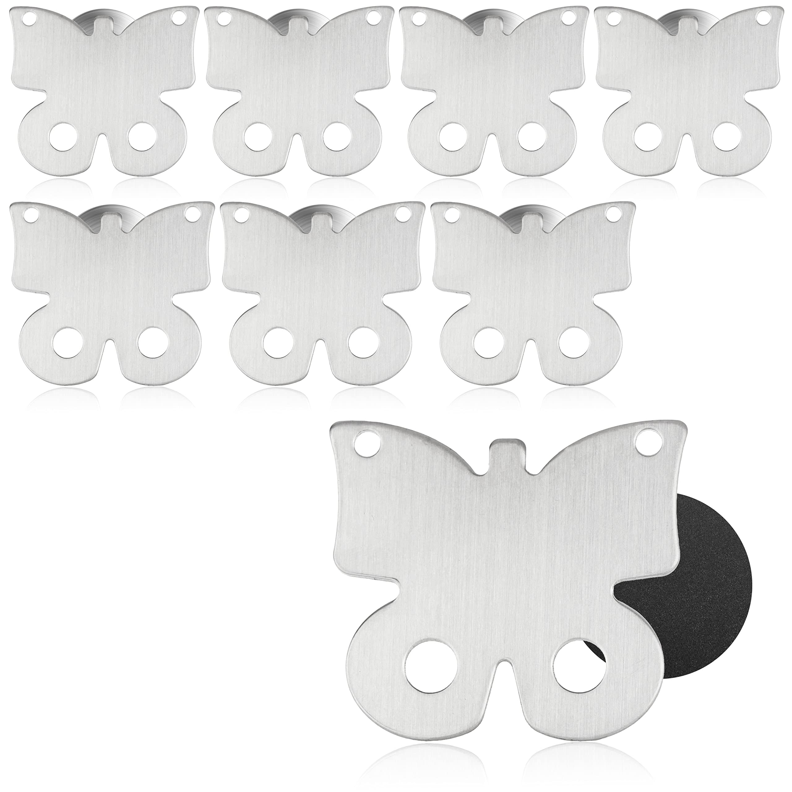 com-four® 8x tablecloth weights - tablecloth weights made of stainless steel - magnetic tablecloth clip - approx. 60g