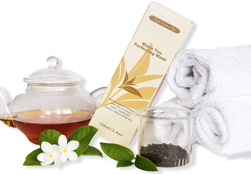 Black Tea Perfecting Facial Gel Mask, Evens Skin Tone aooty