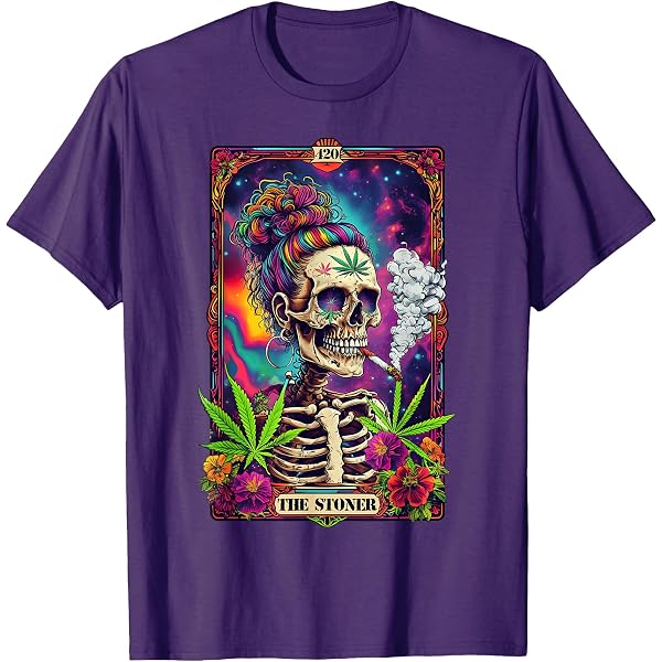 Fungi Magic Mushrooms Trippy LSD T-Shirt En Coton À Col En V Pour