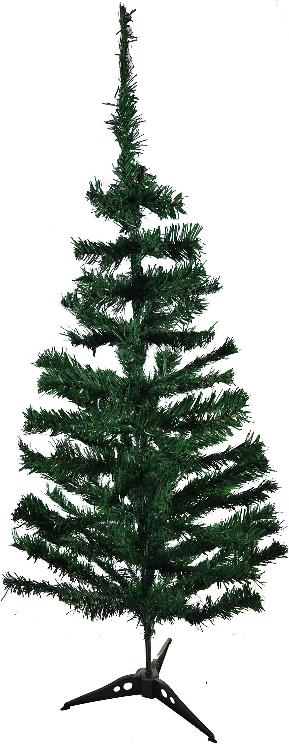 Fourwalls Artificial Pencil PVC Pine Christmas Tree with Stand (3 Feet, Green)