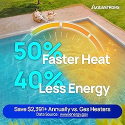 Aquastrong Inverter Swimming Pool Heat Pump, 75,000