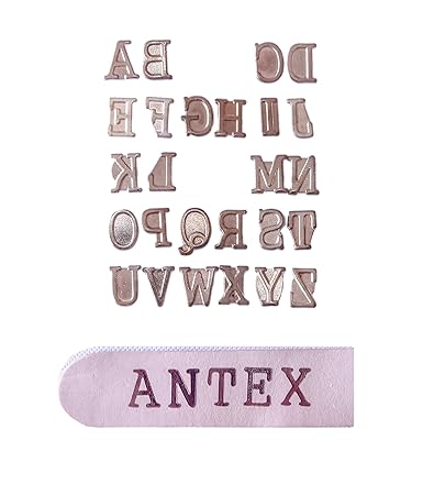 Antex r8q0l030 Alphabet Brandmalerei Briefmarken